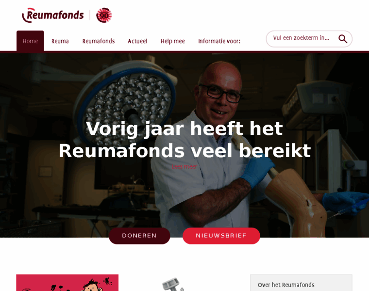 Reumabond.nl thumbnail