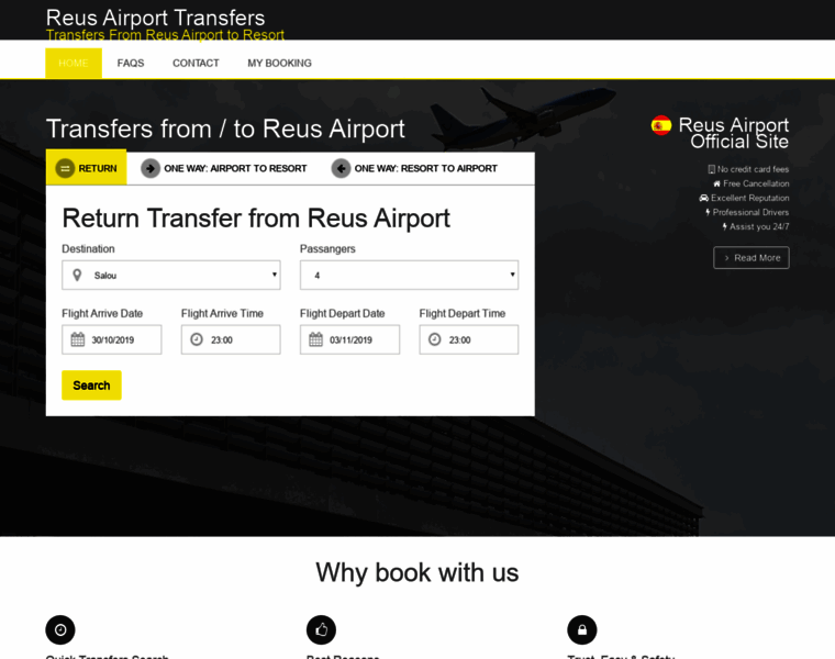 Reus-airport-transfers.com thumbnail