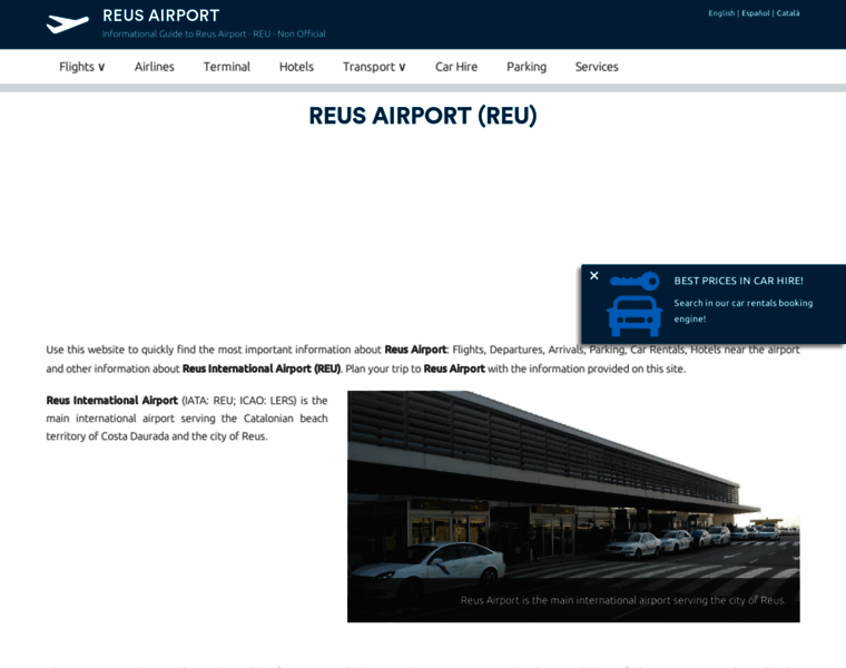 Reus-airport.net thumbnail