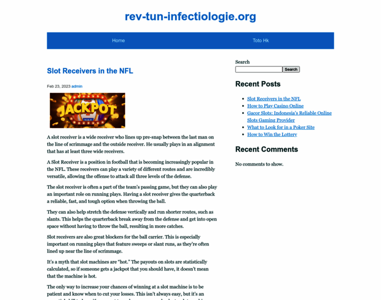 Rev-tun-infectiologie.org thumbnail