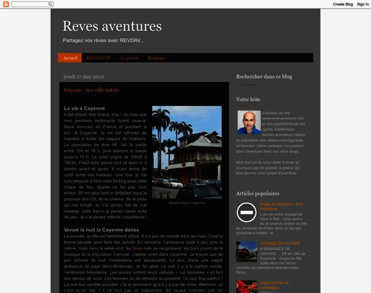 Reve-aventure.com thumbnail