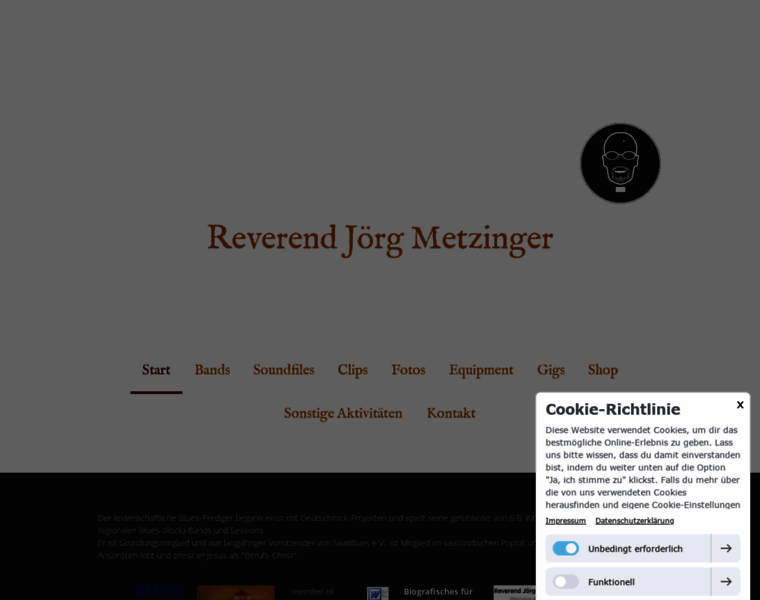 Reverend-metzinger.de thumbnail