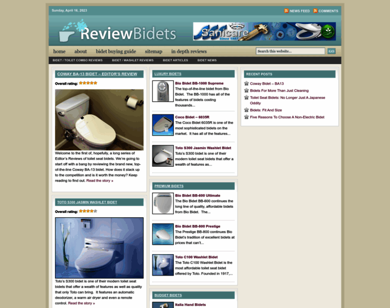 Reviewbidets.com thumbnail