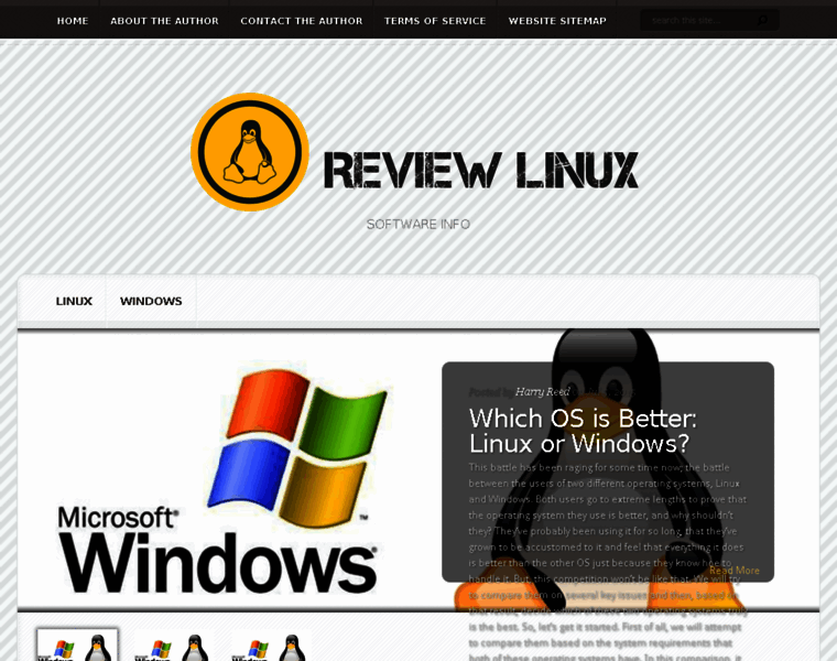 Reviewlinux.com thumbnail