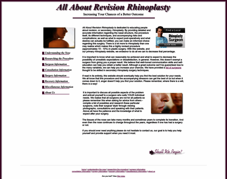 Revisionrhinoplasty.net thumbnail