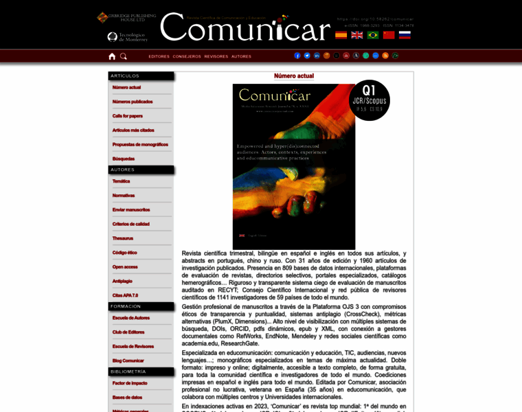Revistacomunicar.com thumbnail