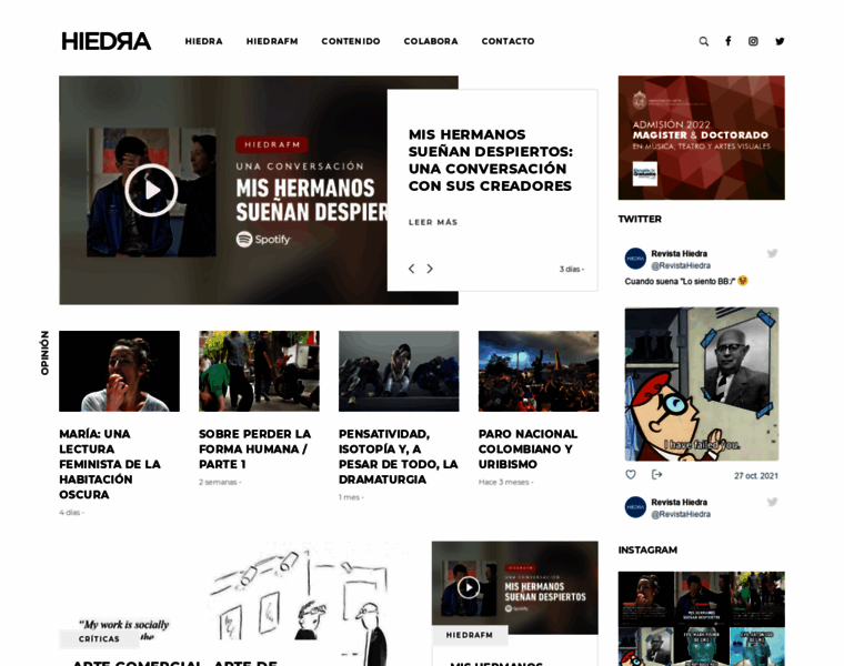 Revistahiedra.cl thumbnail