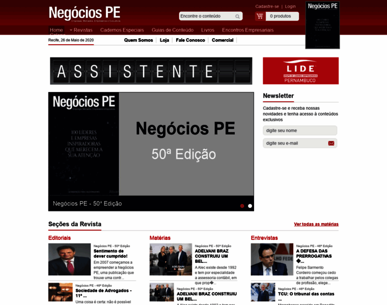 Revistanegociospe.com.br thumbnail