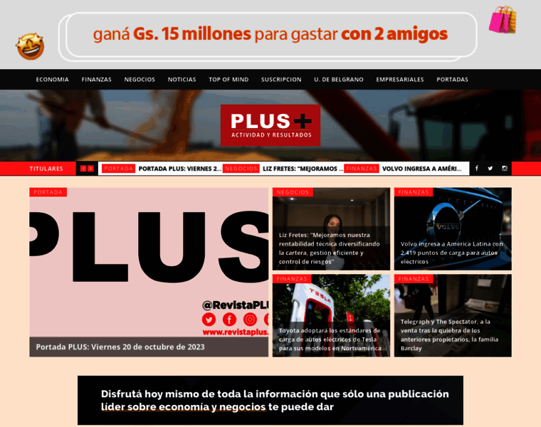 Revistaplus.com.py thumbnail