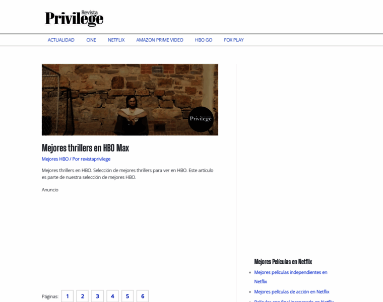 Revistaprivilege.net thumbnail