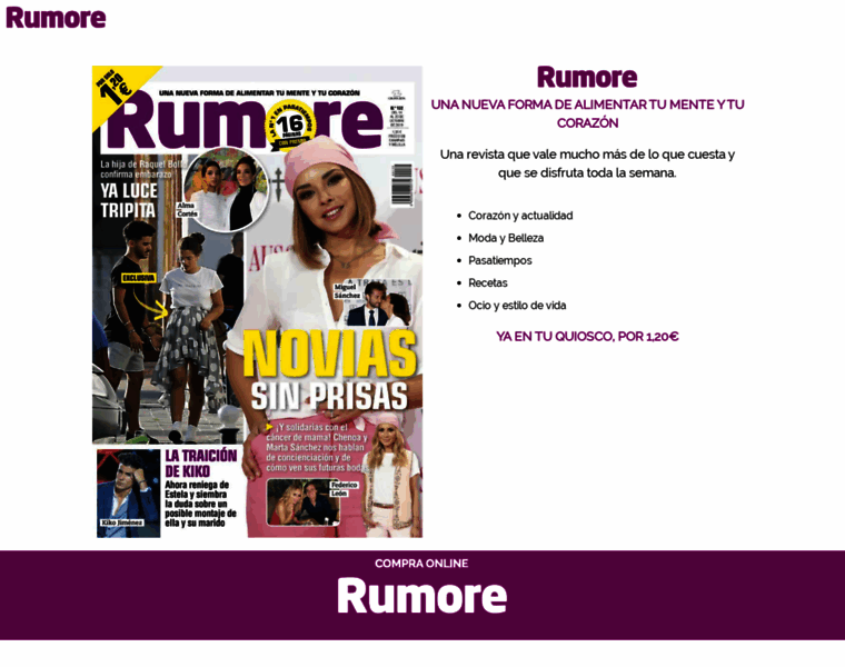Revistarumore.com thumbnail