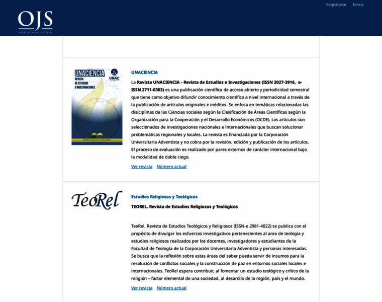 Revistas.unac.edu.co thumbnail