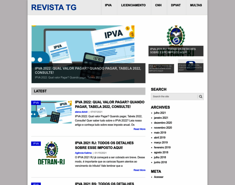 Revistatecnologiagrafica.com.br thumbnail