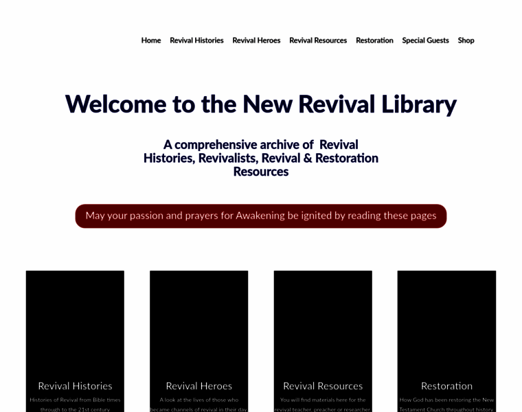 Revival-library.org thumbnail