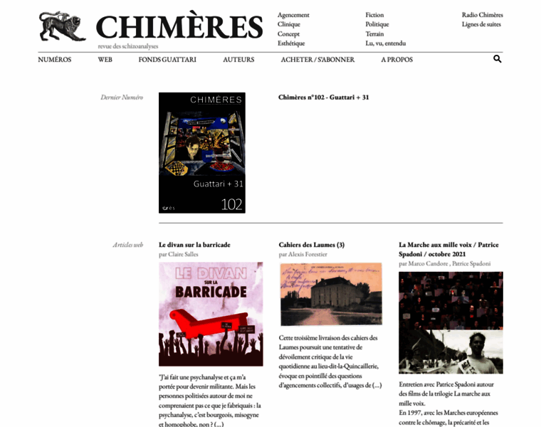 Revue-chimeres.fr thumbnail