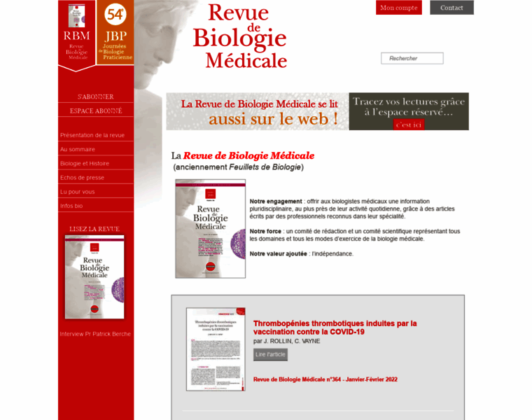 Revuebiologiemedicale.fr thumbnail