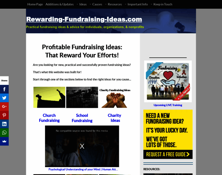 Rewarding-fundraising-ideas.com thumbnail