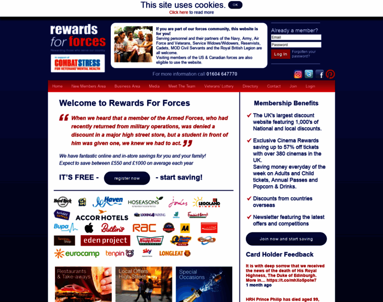 Rewardsforforces.co.uk thumbnail