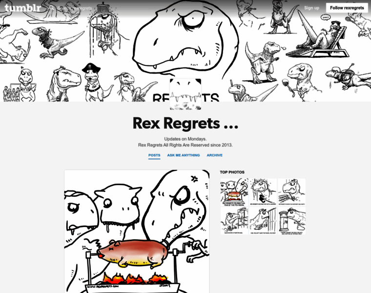 Rexregrets.com thumbnail