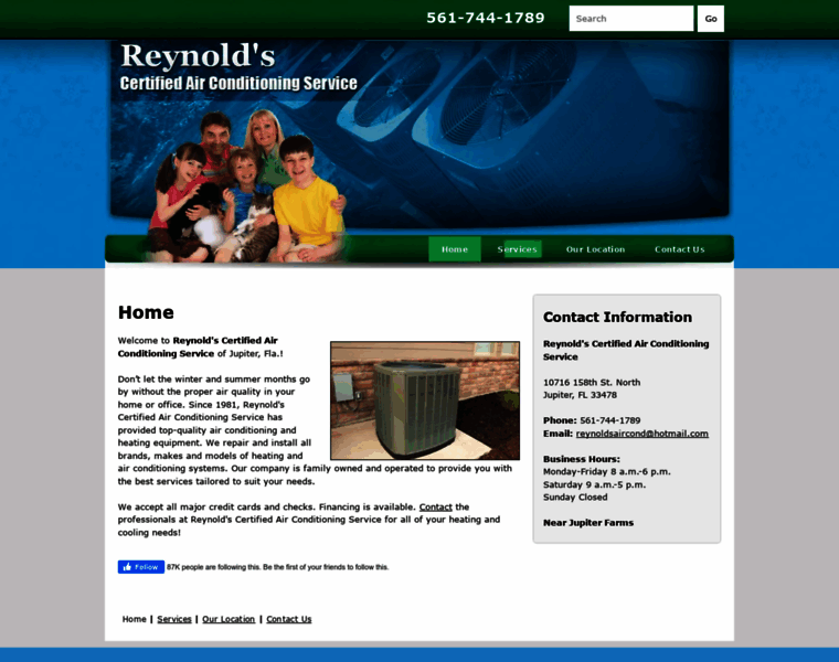 Reynoldsac.com thumbnail