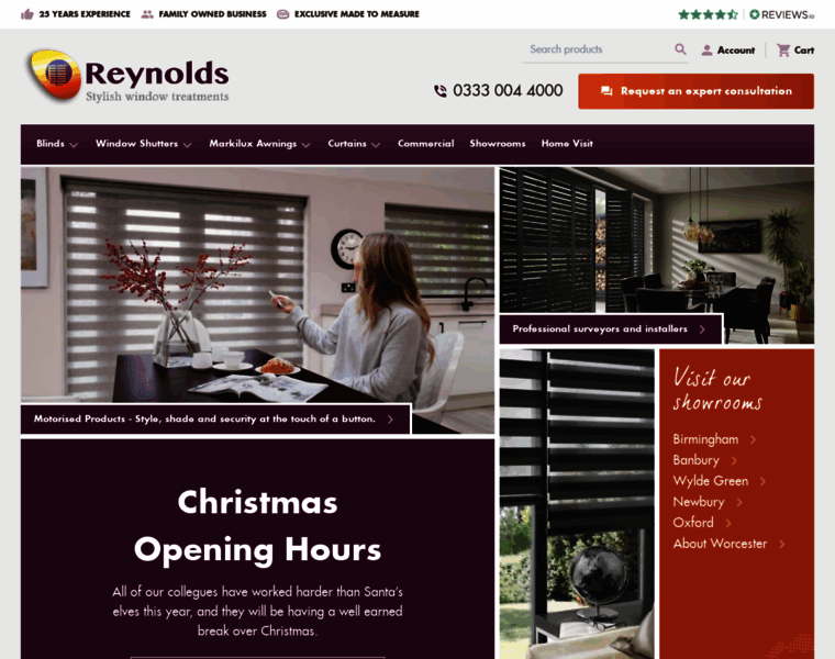 Reynoldsblinds.co.uk thumbnail