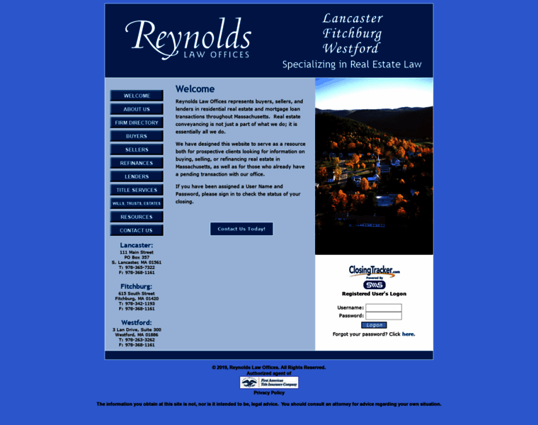 Reynoldslaw.com thumbnail