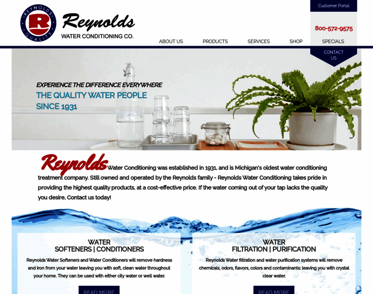 Reynoldswater.com thumbnail