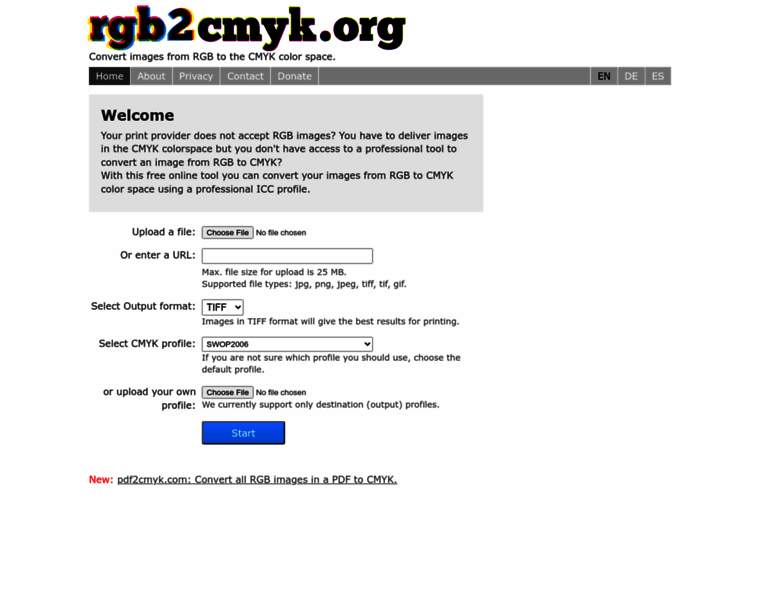 Rgb2cmyk.org thumbnail