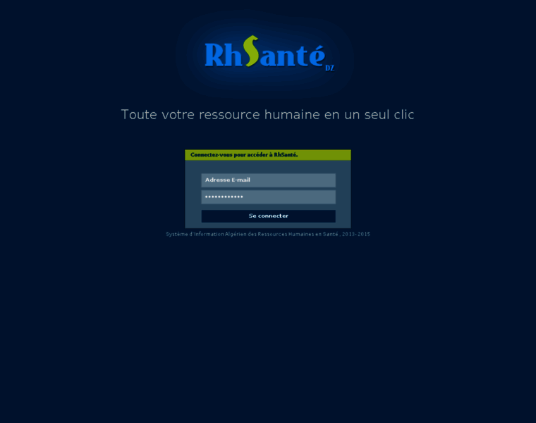 Rh.sante.gov.dz thumbnail