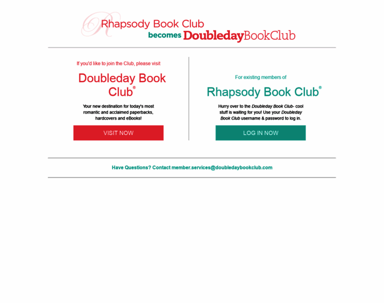Rhapsodybookclub.com thumbnail