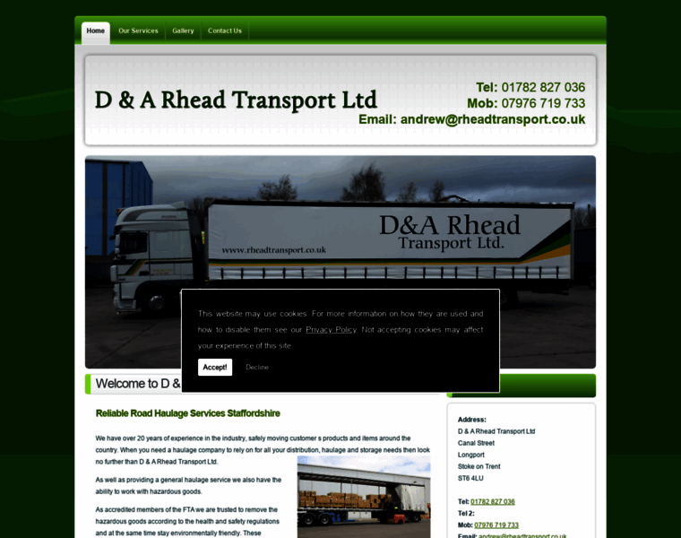 Rheadtransport.co.uk thumbnail