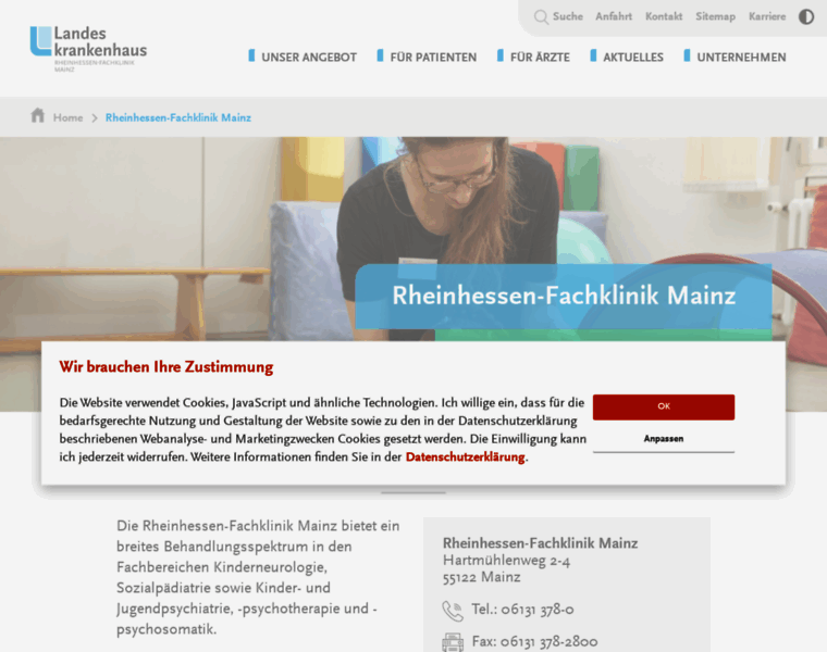 Rheinhessen-fachklinik-mainz.de thumbnail