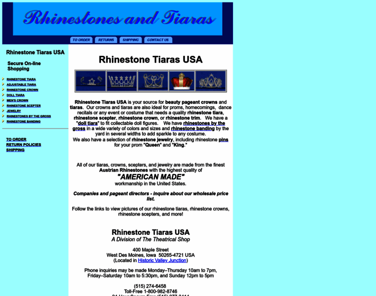 Rhinestone-tiarasusa.com thumbnail