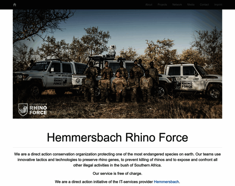 Rhino-force.org thumbnail