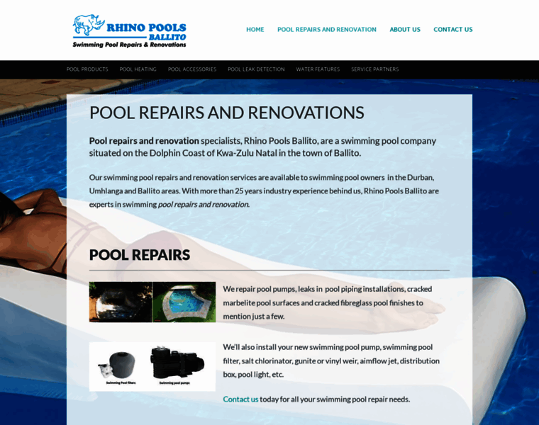 Rhino-pools.co.za thumbnail