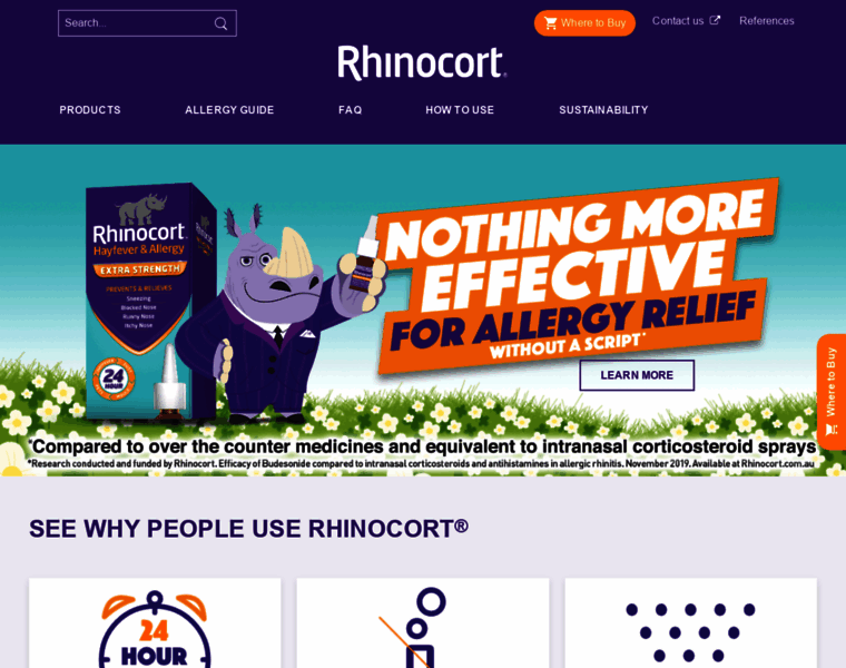 Rhinocort.com.au thumbnail