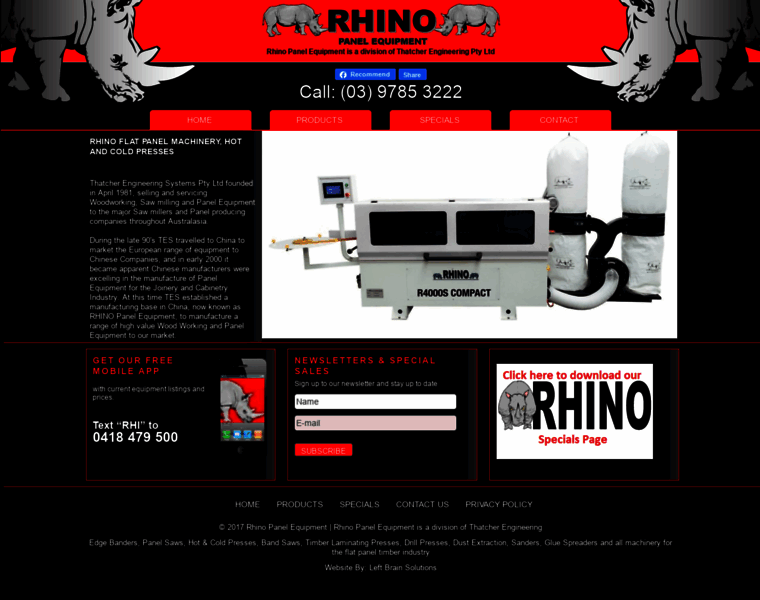 Rhinopanelequipment.com.au thumbnail