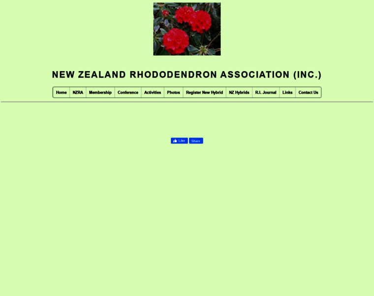 Rhododendron.org.nz thumbnail