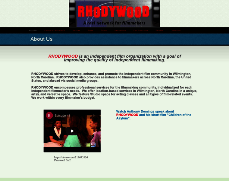 Rhodywood.com thumbnail