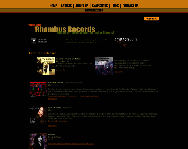 Rhombus-records.com thumbnail