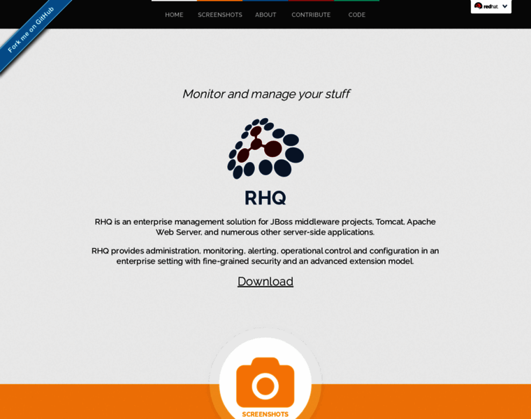 Rhq-project.org thumbnail