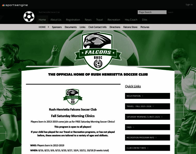 Rhsoccer.org thumbnail