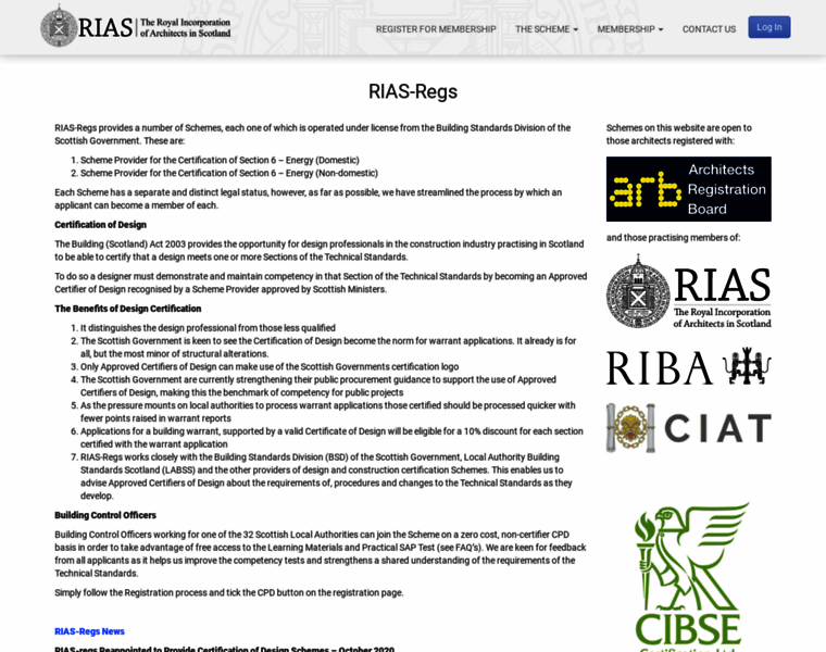 Rias-regs.co.uk thumbnail