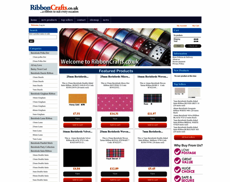 Ribboncrafts.co.uk thumbnail