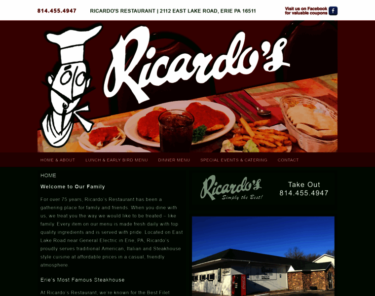 Ricardosrestauranterie.com thumbnail