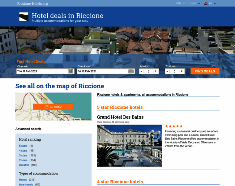 Riccione-hotels.org thumbnail