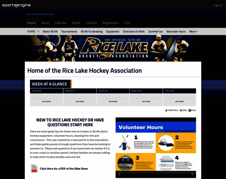 Ricelakehockey.com thumbnail