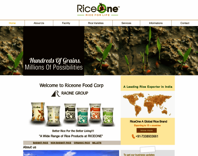 Riceonefoodcorp.com thumbnail