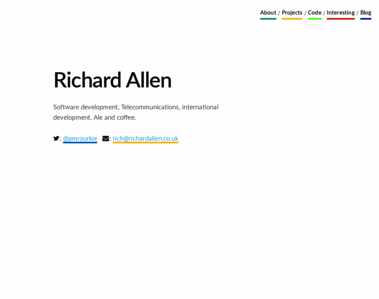 Richardallen.co.uk thumbnail