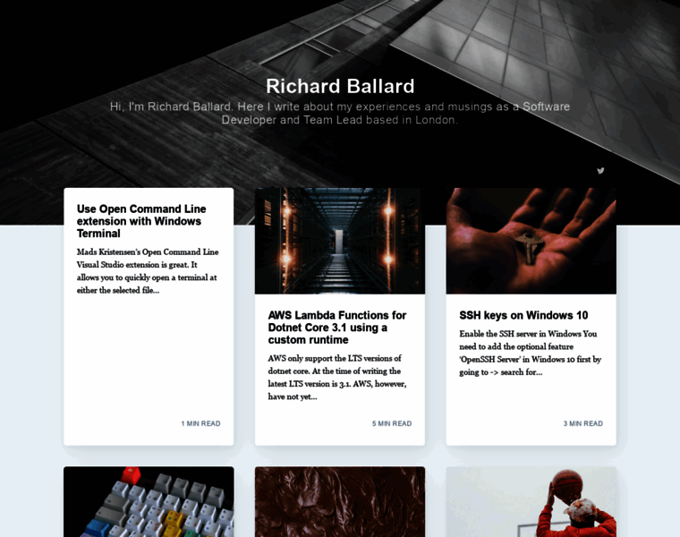 Richardballard.co.uk thumbnail